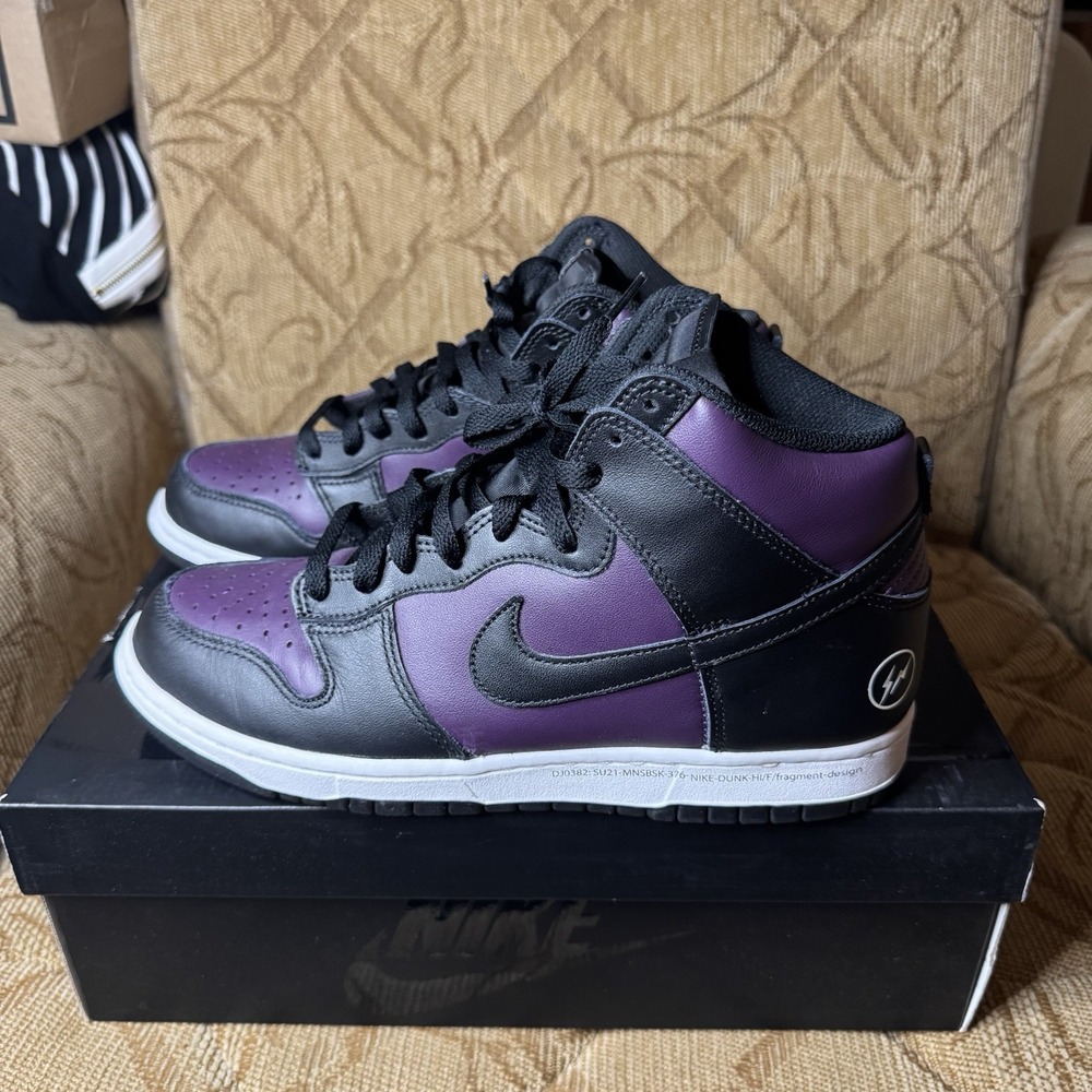 Size 9 -‎ Nike Fragment Design x Dunk High Beijing Lightly Worn